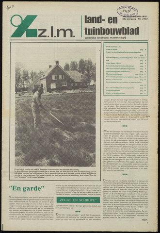 Zeeuwsch landbouwblad ... ZLM land- en tuinbouwblad 1978-05-26