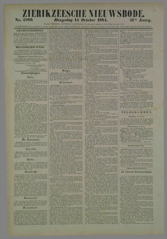 Zierikzeesche Nieuwsbode 1884-10-14