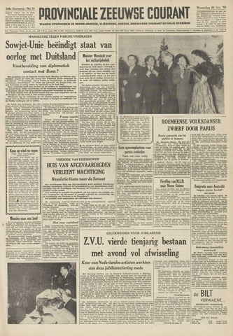 Provinciale Zeeuwse Courant 1955-01-26
