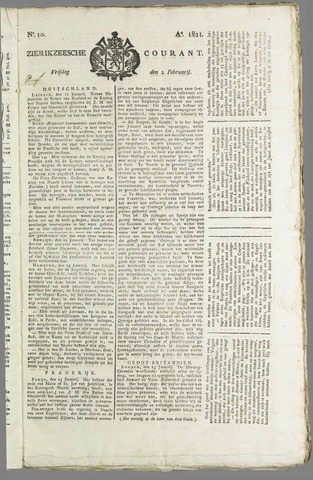 Zierikzeesche Courant 1821-02-02