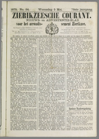 Zierikzeesche Courant 1875-05-05