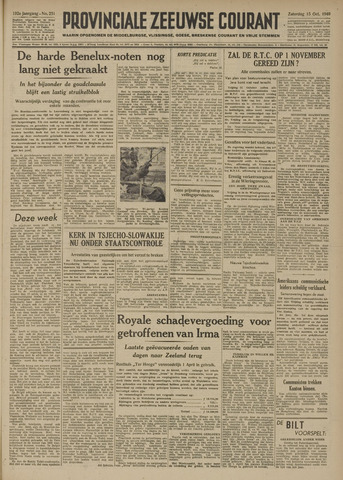 Provinciale Zeeuwse Courant 1949-10-15
