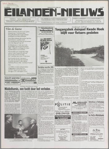 Eilanden-nieuws. Christelijk streekblad op gereformeerde grondslag 1997-11-21