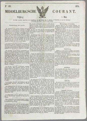 Middelburgsche Courant 1874-05-01