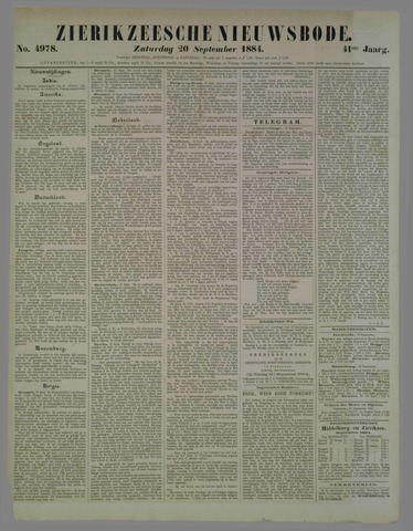 Zierikzeesche Nieuwsbode 1884-09-20