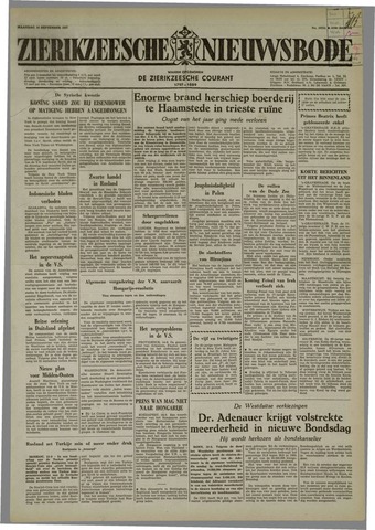 Zierikzeesche Nieuwsbode 1957-09-16