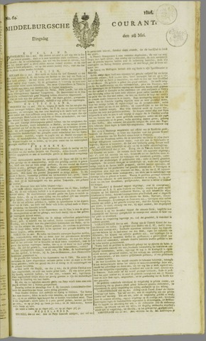Middelburgsche Courant 1816-05-28