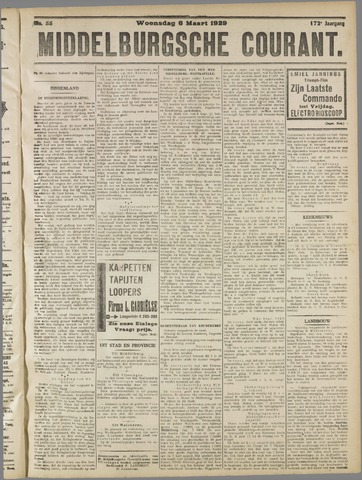 Middelburgsche Courant 1929-03-06