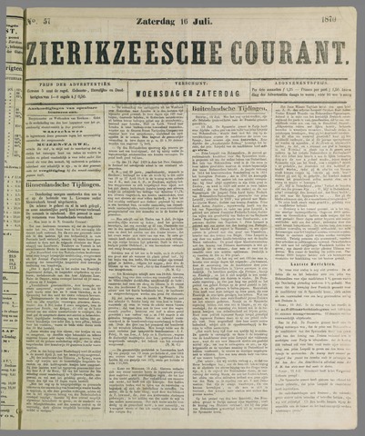 Zierikzeesche Courant 1870-07-16