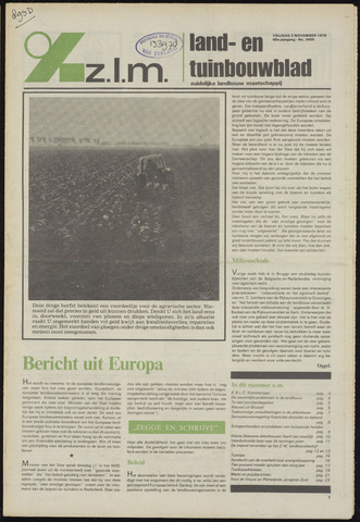 Zeeuwsch landbouwblad ... ZLM land- en tuinbouwblad 1979-11-02