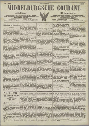 Middelburgsche Courant 1896-09-24