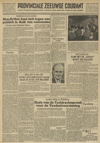 Provinciale Zeeuwse Courant 1951-04-20