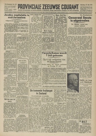 Provinciale Zeeuwse Courant 1948-05-29