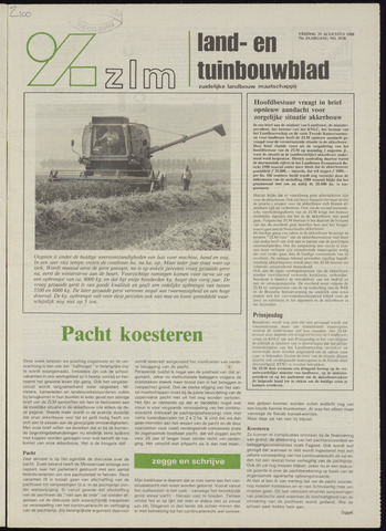 Zeeuwsch landbouwblad ... ZLM land- en tuinbouwblad 1988-08-19