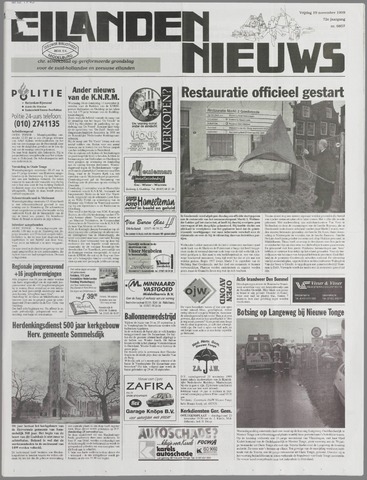 Eilanden-nieuws. Christelijk streekblad op gereformeerde grondslag 1999-11-19