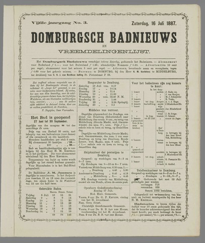 Domburgsch Badnieuws 1887-07-16