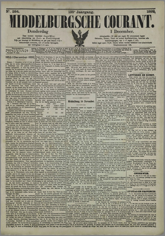 Middelburgsche Courant 1892-12-01