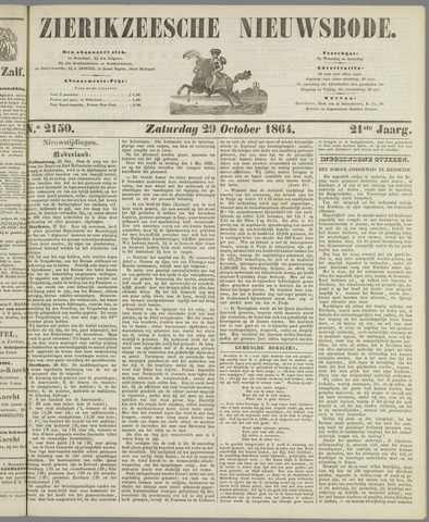 Zierikzeesche Nieuwsbode 1864-10-29