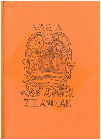 Varia Zeelandiae 1982-11-01