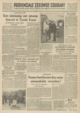 Provinciale Zeeuwse Courant 1955-04-01
