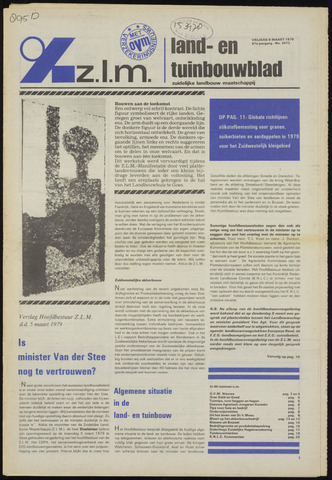 Zeeuwsch landbouwblad ... ZLM land- en tuinbouwblad 1979-03-09