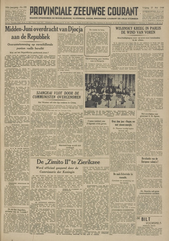 Provinciale Zeeuwse Courant 1949-05-27