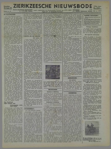Zierikzeesche Nieuwsbode 1943-09-20