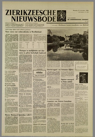 Zierikzeesche Nieuwsbode 1966-11-21