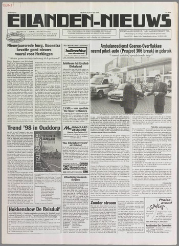 Eilanden-nieuws. Christelijk streekblad op gereformeerde grondslag 1998-01-09