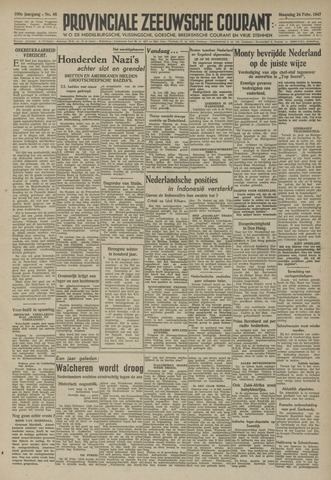 Provinciale Zeeuwse Courant 1947-02-24