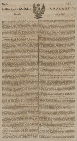 Middelburgsche Courant 1816-06-04
