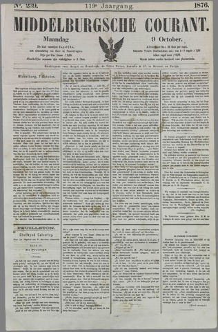 Middelburgsche Courant 1876-10-09