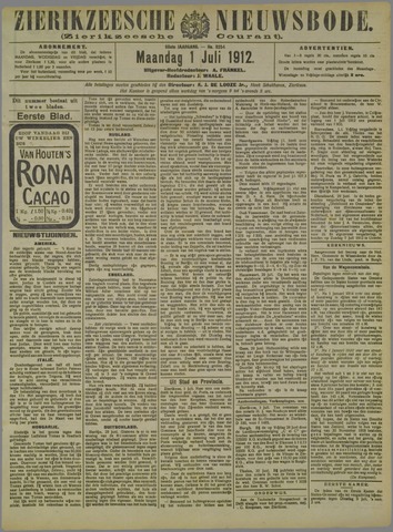 Zierikzeesche Nieuwsbode 1912-07-01