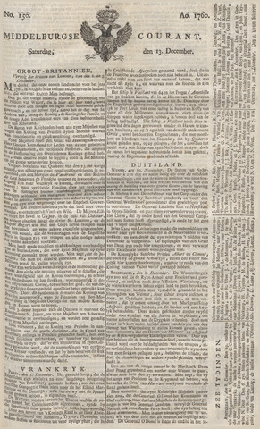 Middelburgsche Courant 1760-12-13