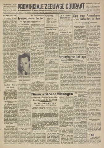 Provinciale Zeeuwse Courant 1948-04-01