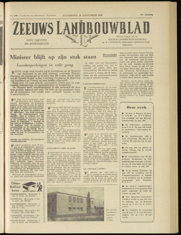 Zeeuwsch landbouwblad ... ZLM land- en tuinbouwblad 1959-11-28