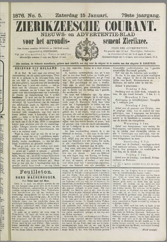 Zierikzeesche Courant 1876-01-15