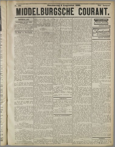 Middelburgsche Courant 1920-08-05