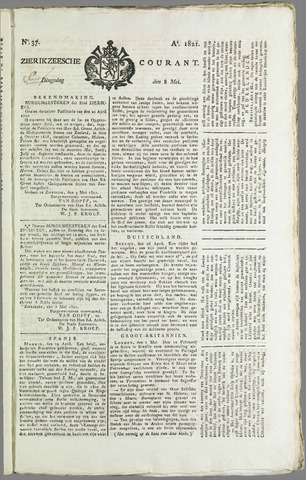 Zierikzeesche Courant 1821-05-08