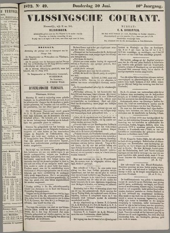 Vlissingse Courant 1872-06-20