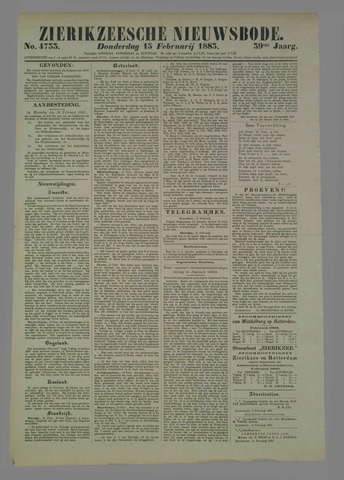 Zierikzeesche Nieuwsbode 1883-02-15