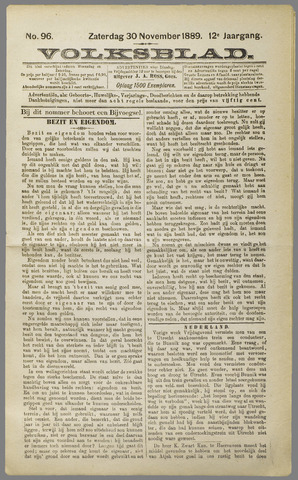 Volksblad 1889-11-30