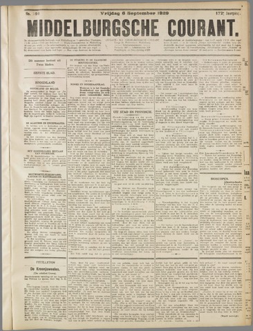Middelburgsche Courant 1929-09-06