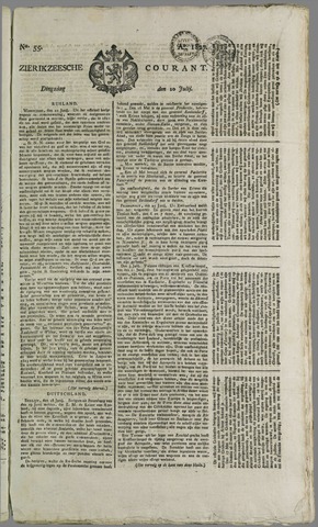 Zierikzeesche Courant 1827-07-10