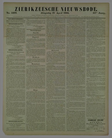 Zierikzeesche Nieuwsbode 1886-04-13