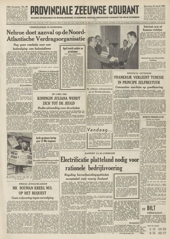 Provinciale Zeeuwse Courant 1955-04-23