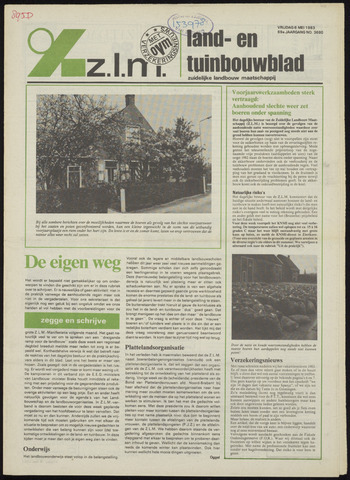 Zeeuwsch landbouwblad ... ZLM land- en tuinbouwblad 1983-05-06