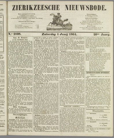 Zierikzeesche Nieuwsbode 1864-06-04