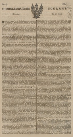 Middelburgsche Courant 1816-04-23