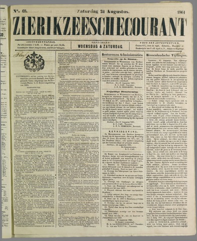 Zierikzeesche Courant 1861-08-24
